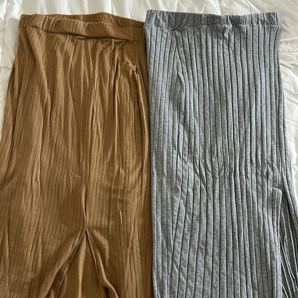 Ankle length Skirt, AMAZON, size M, grey and brown BUNDLE